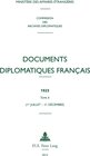 Buchcover Documents diplomatiques français