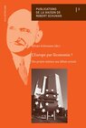 Buchcover L’Europe par l’économie ?