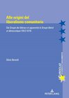 Buchcover Alle origini del liberalismo comunitario