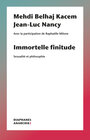 Buchcover Immortelle finitude