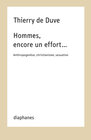 Buchcover Hommes, encore un effort…