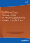 Buchcover Droit des affaires en Afrique subsaharienne et économie planétaire