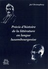 Buchcover Précis d'histoire de la littérature luxembourgoise
