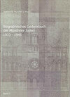 Buchcover Biographisches Gedenkbuch der Münchner Juden 1933-1945