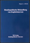 Buchcover Homöopathische Behandlung von Kopfschmerzen