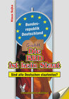 Buchcover Die BRD ist kein Staat (Dokumentation)