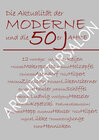 Buchcover Aktualität der Moderne und die 50er Jahre