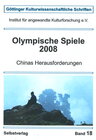 Buchcover Olympische Spiele 2008