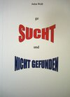 Buchcover geSUCHT und NICHT GEFUNDEN