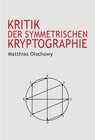 Buchcover Kritik der symmetrischen Kryptographie