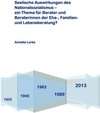 Buchcover Seelische Auswirkungen des Nationalsozialismus - ein Thema für Berater und Beraterinnen der Ehe-, Familien- und Lebensbe