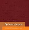 Buchcover Psalmensingen in der Evangelisch-Lutherischen Kirche in Bayern