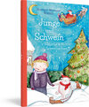 Buchcover Junge und Schwein-fröhliche Schweinachten