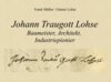 Buchcover Johann Traugott Lohse