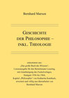 Buchcover Geschichte der Philosophie - inkl. Theologie
