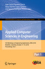 Buchcover Applied Computer Sciences in Engineering