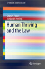Buchcover Human Thriving and the Law