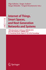 Buchcover Internet of Things, Smart Spaces, and Next Generation Networks and Systems