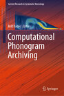 Buchcover Computational Phonogram Archiving
