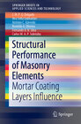 Buchcover Structural Performance of Masonry Elements