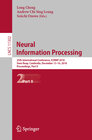 Buchcover Neural Information Processing