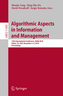 Buchcover Algorithmic Aspects in Information and Management
