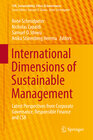 Buchcover International Dimensions of Sustainable Management