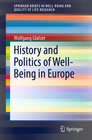 Buchcover History and Politics of Well-Being in Europe