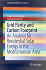 Buchcover Grid Parity and Carbon Footprint