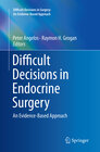 Buchcover Difficult Decisions in Endocrine Surgery