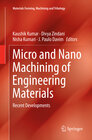 Buchcover Micro and Nano Machining of Engineering Materials
