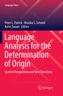 Buchcover Language Analysis for the Determination of Origin