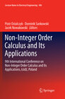 Buchcover Non-Integer Order Calculus and its Applications