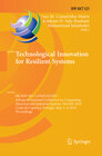 Buchcover Technological Innovation for Resilient Systems