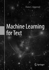 Buchcover Machine Learning for Text