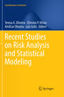 Buchcover Recent Studies on Risk Analysis and Statistical Modeling