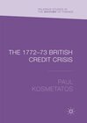 Buchcover The 1772–73 British Credit Crisis