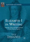 Buchcover Elizabeth I in Writing