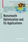 Buchcover Nonsmooth Optimization and Its Applications