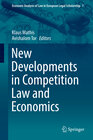 Buchcover New Developments in Competition Law and Economics