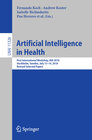 Buchcover Artificial Intelligence in Health