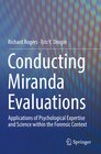 Buchcover Conducting Miranda Evaluations