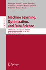 Buchcover Machine Learning, Optimization, and Data Science