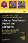 Buchcover Advanced Finite Element Methods with Applications