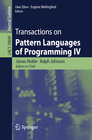 Buchcover Transactions on Pattern Languages of Programming IV