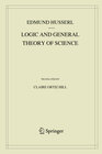 Buchcover Logic and General Theory of Science