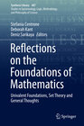 Buchcover Reflections on the Foundations of Mathematics