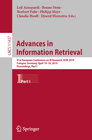 Buchcover Advances in Information Retrieval