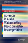 Buchcover Advances in Audio Watermarking Based on Matrix Decomposition