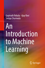 Buchcover An Introduction to Machine Learning